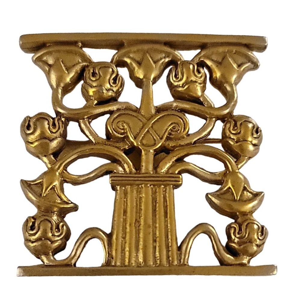 1995 MMA Metropolitan Museum Of Arts Tree of Life Brooch Pin, Signed K515